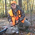 Another whitetail my wife shot on our property with muzzleloader