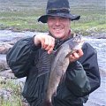 We  have an excellent grayling fishing opportunities, this individual 1790g-