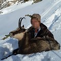 My exchange-partner from Canada shot a very old female chamois