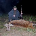 successful hunting exchange - Finnish Markus hunter and his first red deer in Slovakia
