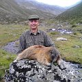 Hunting marmots in Alp area Axams. Very interesting experience, beatiful mountains. Me first marmot, I´m very happy! 