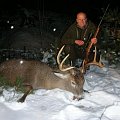 Swedish exchange hunter Mr.Buckmaster with hes first Finnish WT-buck.